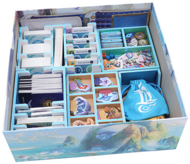 folded space insert organizer tidal blades 2 rise of the unfolders colour insert druid city games