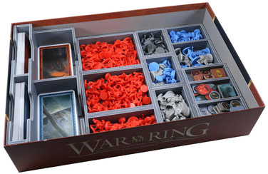 folded space insert organizer war of the ring lords of middle-earth warriors of middle-earth foam core