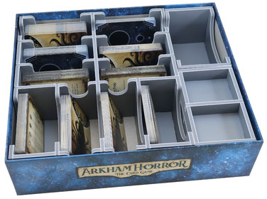folded space insert organizer foamcore arkham horror the card game living card games