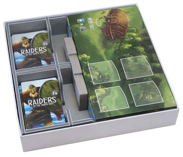 folded space insert organizer raiders of the north sea