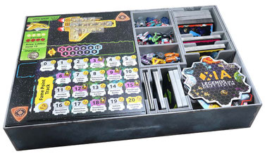 Xia Legends of a Drift System Board Game Insert / Organizer with