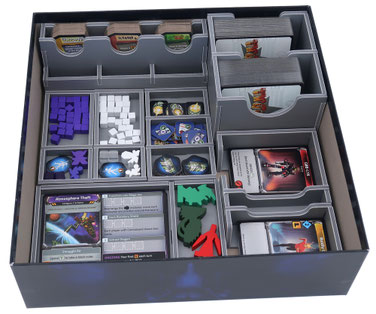 folded space insert organizer clank! In! space! cyber station 11 apocalypse! adventures pulsarcade