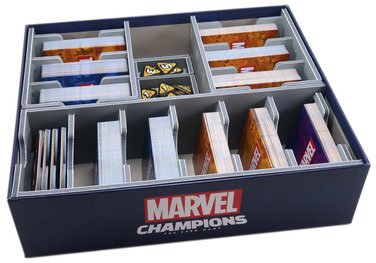 folded space insert organizer marvel champions the card game