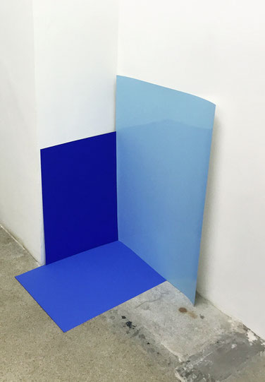 Flat Blue Space / 2015 / Photoprint / 25 x 18 cm