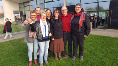 Ouistreham1 : Brigitte Jeanne ; Laurent Dumont ; Monique Vachaudez ; Christelle Meurdra ; M-Hélène Gandy ; Alain Hue ; Nathalie Ledé