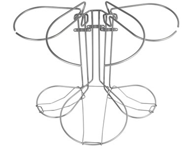 Køb 3 delt affaldssorteringssystem Flower til 45 cm låge i køkkenet her:  smarte affaldsstativer til affaldssortering i et køkken. 