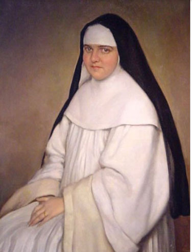 Yvonne Beauvais, connue comme Mère Yvonne-Aimée, son nom de religieuse Augustine. // Yvonne Beauvais, known as Mother Yvonne-Aimée, her name as an Augustinian Sister.
