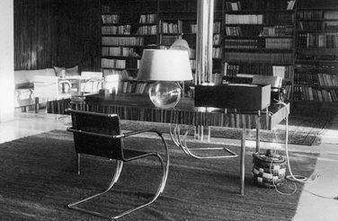 Tugendhat House, Library. Photo: Fritz Tugendhat, ca. 1932