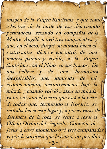 Declaración a la Hermana Rosa María Guerrero - 3/4