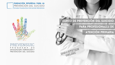 Curso 'Prevensuic' de prevención del suicidio en Atención Primaria.