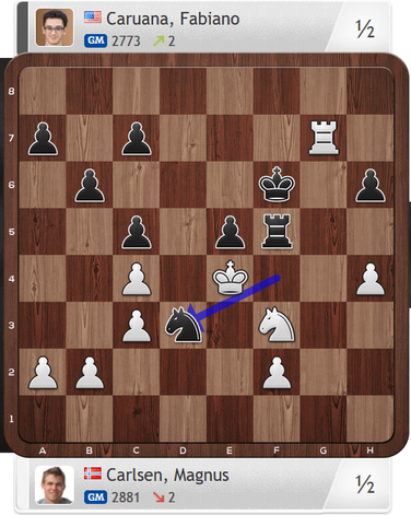 Carlsen-Caruana, Partie 4, Magnus Carlsen Invitational