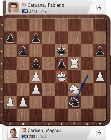 Carlsen-Caruana, Partie 4, Magnus Carlsen Invitational