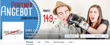 Facebook Titelbild für EMS-Zentrum Moers