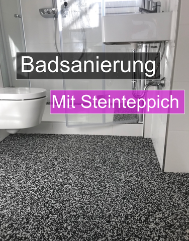 Steinteppich fürs Bad und Badezimmer
