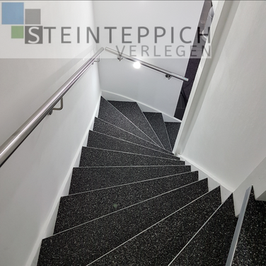 Steinteppich Treppe Treppenrenovierung Regionale Steinteppich