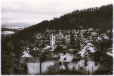Ein Wintermorgen in Triberg