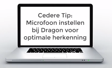 Microfoon instellen voor Dragon