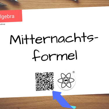 Mathe Spickzettel mit QR-Code