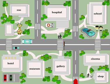 Giving Directions English4fun Box