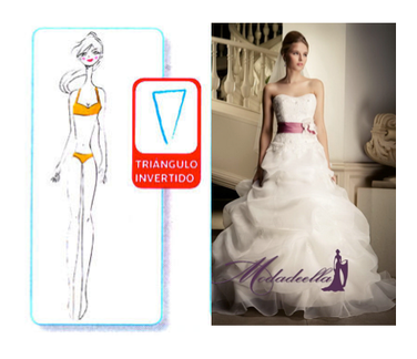 Vestido de Novia para figura de cuerpo V Triangulo Invertido - Maquillaje y Peinado para Novias en Cuernavaca y Puebla Vestido de Novia para figura de cuerpo V Triangulo Invertido - Maquillaje y Peinado para Novias en Cuernavaca y Puebla