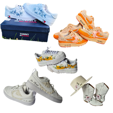 customized schoenen van sneakers tot cowboylaarzen