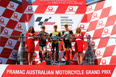 Moto2 Podium 2015 in Australien