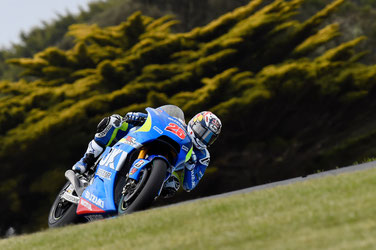Maverick Vinales in der MotoGP in Australien für Suzuki 2015