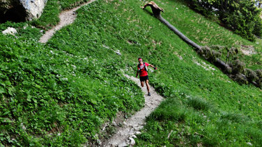 Trailrun auf awesome trails ... Steffen genießt die ruhige Zeit!