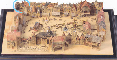 Hoher Markt, Model in wood in Pratermuseum, Vienna