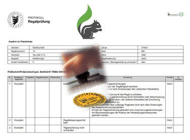 Regalprüfer, Regalprüfung Protokoll - Regalinspektion Überprüfung Plakette, Regalchecker, Lagerconsulting, Palettenregale Fachbodenregale Schwerlastregale. www.lagerconsulting.at