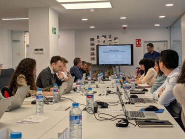 David Delgado Vendrell impartiendo el taller sobre IDS