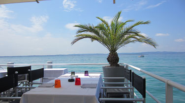 Restaurant mit tollem Ausblick, aber unfreundlichen Bedienungen