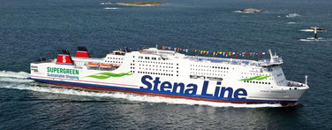 Unsere Fähre "Germanica" von Stena Line - hat 11 Decks!