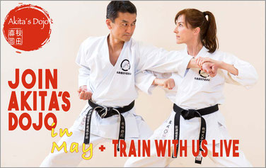 Karate Erlach, Shinji Akita-Sensei, Online Karate-Training