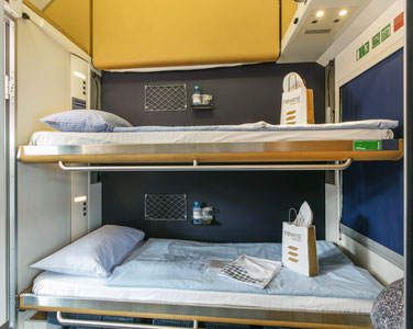 Sleeper cabin in the nighttrain Nightjet © ÖBB/Harald Eisenberger