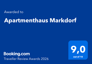 Booking.com Traveller Review Awards 2026 - Apartment House Markdorf