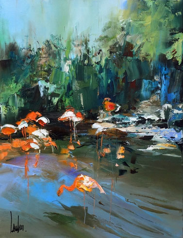 "Grand bain" - 65x50