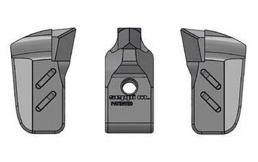 Kombination aus MONO TIP V-LOCK und seitlichen MONO EXTREME V-LOCK (L/R) Werkzeugen für SEPPI M. MIDIFORST dt hyd