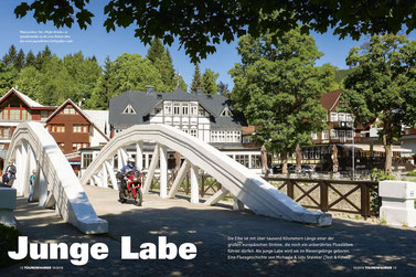 Wahrzeichen: Die »Weiße Brücke« in Spindlermühle ist die erste Brücke über den noch jugendlichen Gebirgsfluss Labe.