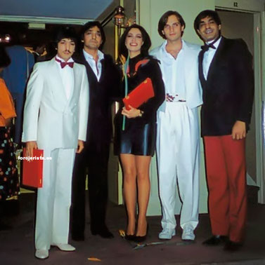 Los Chichos junto a Daniela Romo y Miguel Bose 1986 (En Madeira)