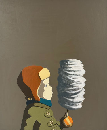 cotton candy - Acrylic auf Leinwand, 60x50cm, 2024 | verkauft