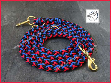 Dicke rund geflochtenen Paracord Hundeleine