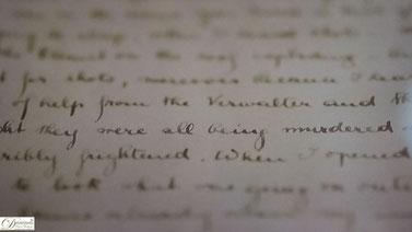 Salzburg, Schloss Leopoldskron, Handschrift von Hugo von Hofmannsthal