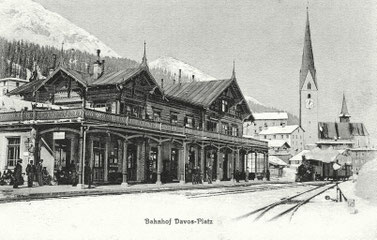 J. Tomaszewski Davos, gestempelt 08. März 1914