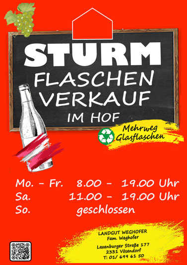 Sturmstand, Sturm Hütte, Sturmstandl, Vösendorf, schilcher kaufen, sturm kaufen, sturm wien, Most, Steirer Rudi, rote hütte, landgut weghofer, Sturm Bezirk Mödling, 2340, 2331, Wien Süd, 2332, wein, schilcher wein, sturm, vorbestellung, landgut lounge