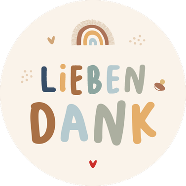 Sticker Geburtskarte Geburtsanzeige