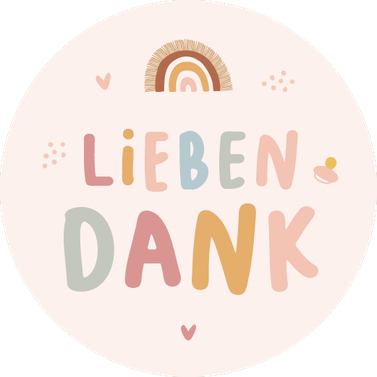 Sticker Geburtskarte Geburtsanzeige