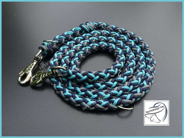 Hundeleine aus Paracord geflochten, 16fach rund