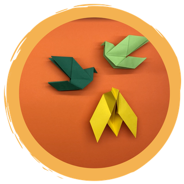 Origami-Vögel