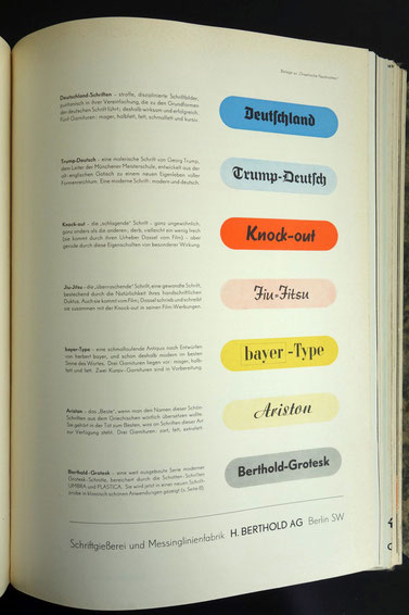 Albrecht Heubner: Berthold-Werbung im Archiv für Buchgewerbe 1937, H. 5